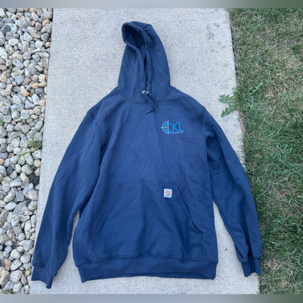 Carhartt Navy Blue Hooded Sweater